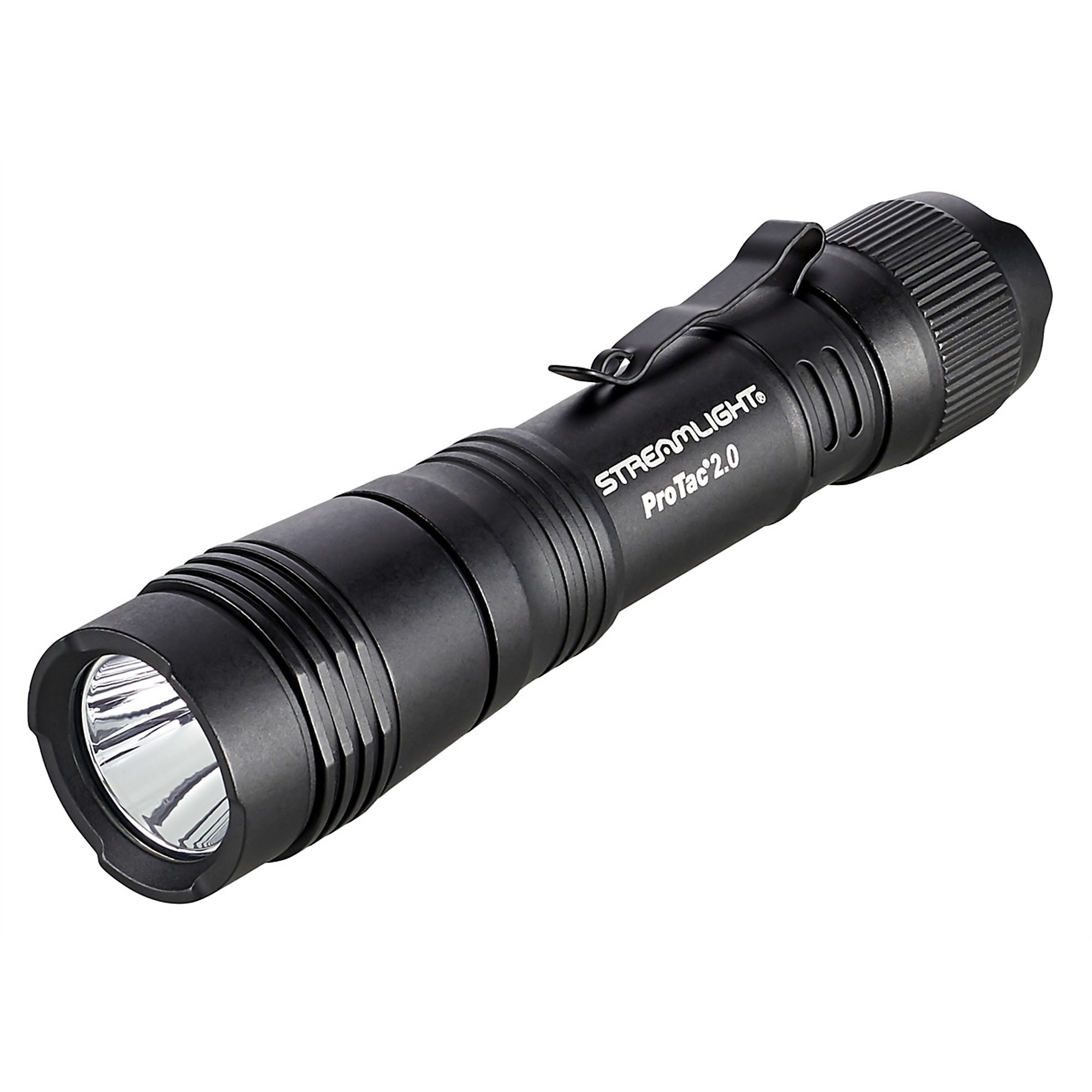 Streamlight ProTac 2.0 Flashlight — 2000 Lumens, USB-C Rechargeable, Includes SL-B50 Battery Pack, Nylon Holster, Model# STL89000